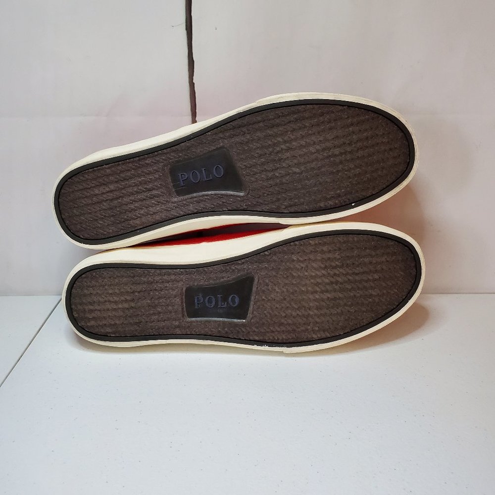 *SOLD* Polo Ralph Lauren Thorton II Canvas Sneakers 13 - Picture 8 of 12